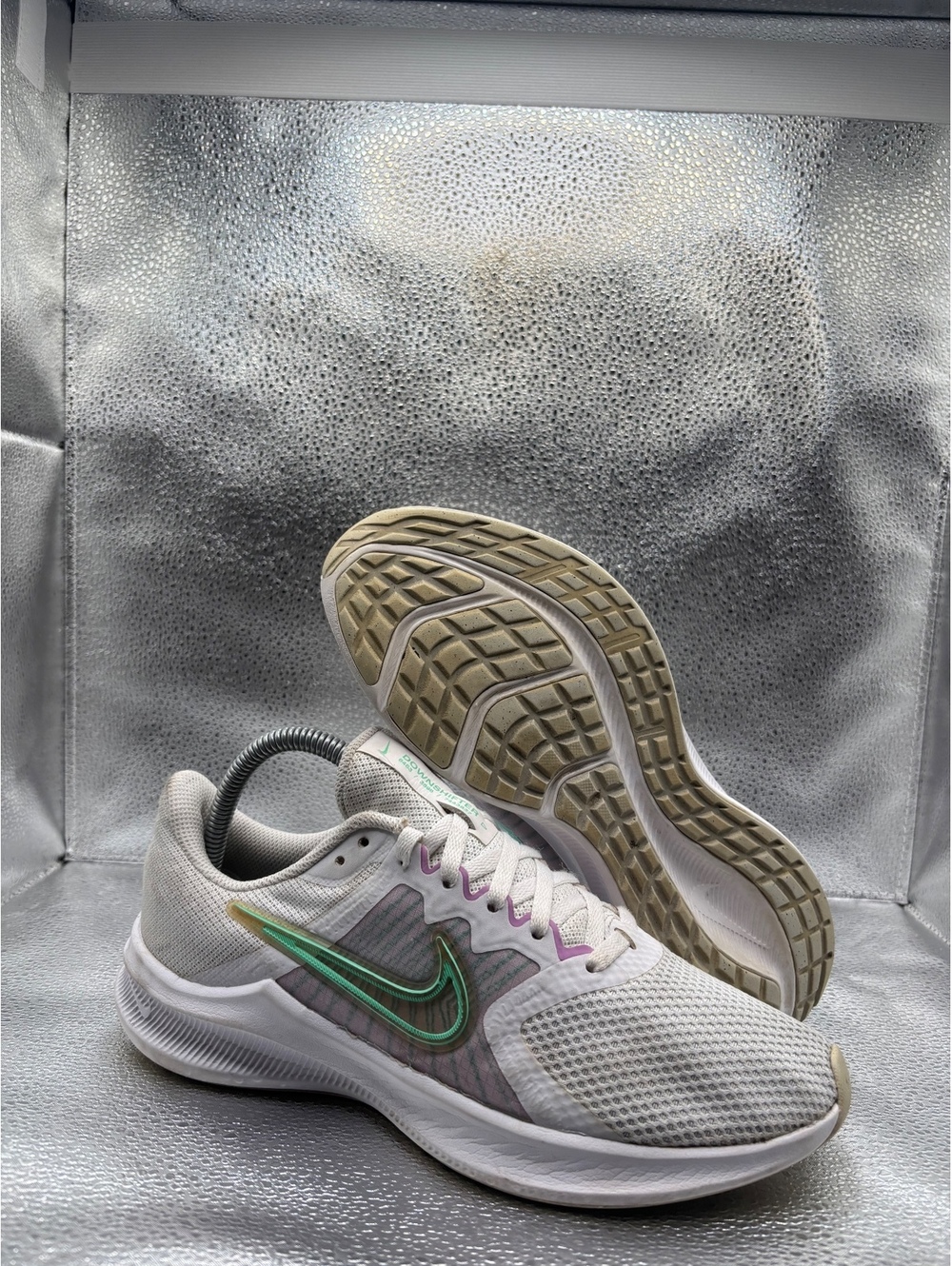 Nike downshifter 11 white signal green